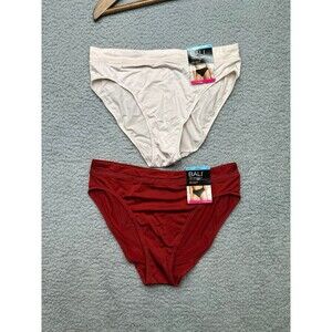 Bali One Smooth U Hi-cut panties 2 pair sz 5